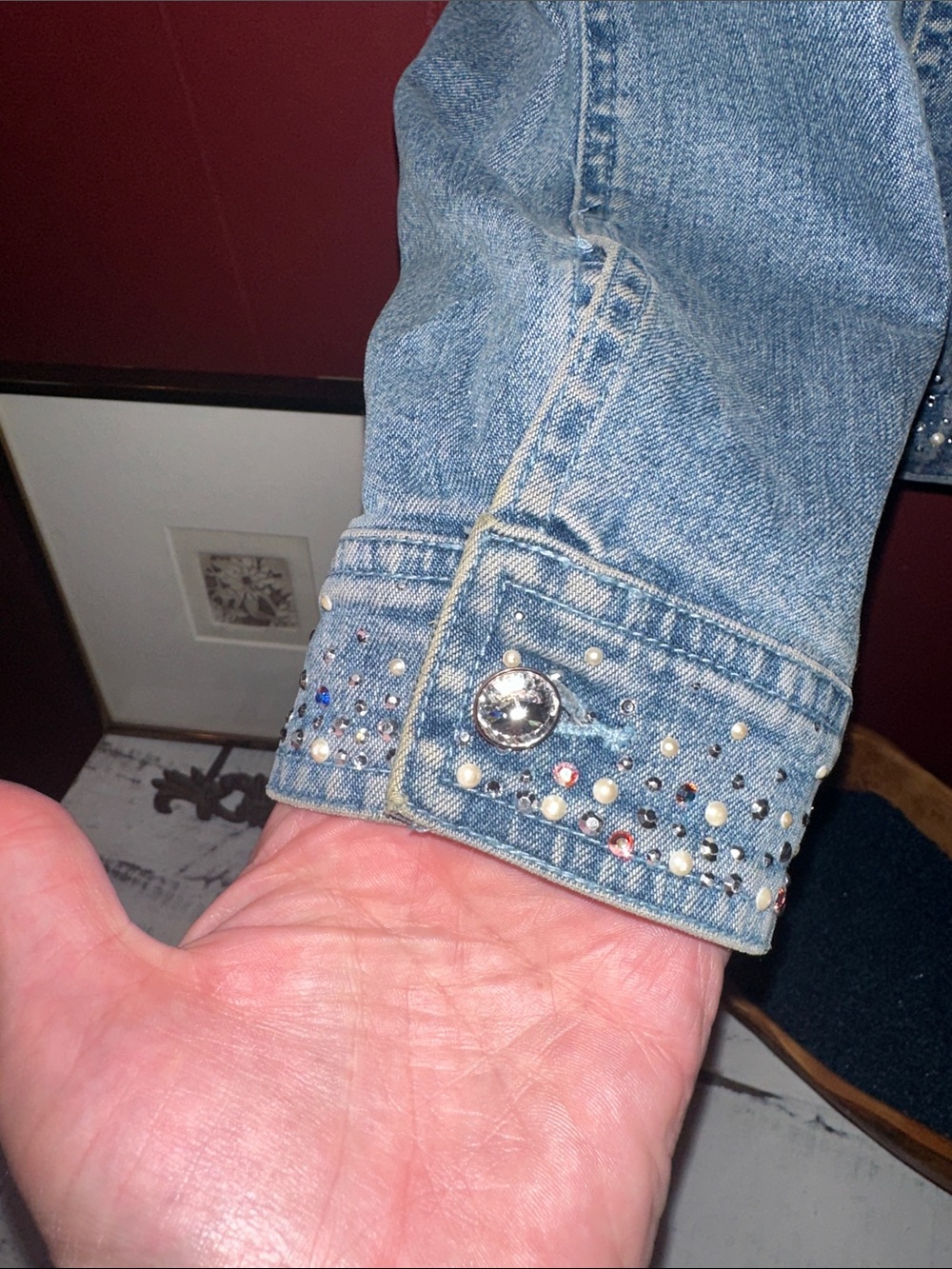 Vintage Christine Alexander Denim Jacket - Picture 3 of 5